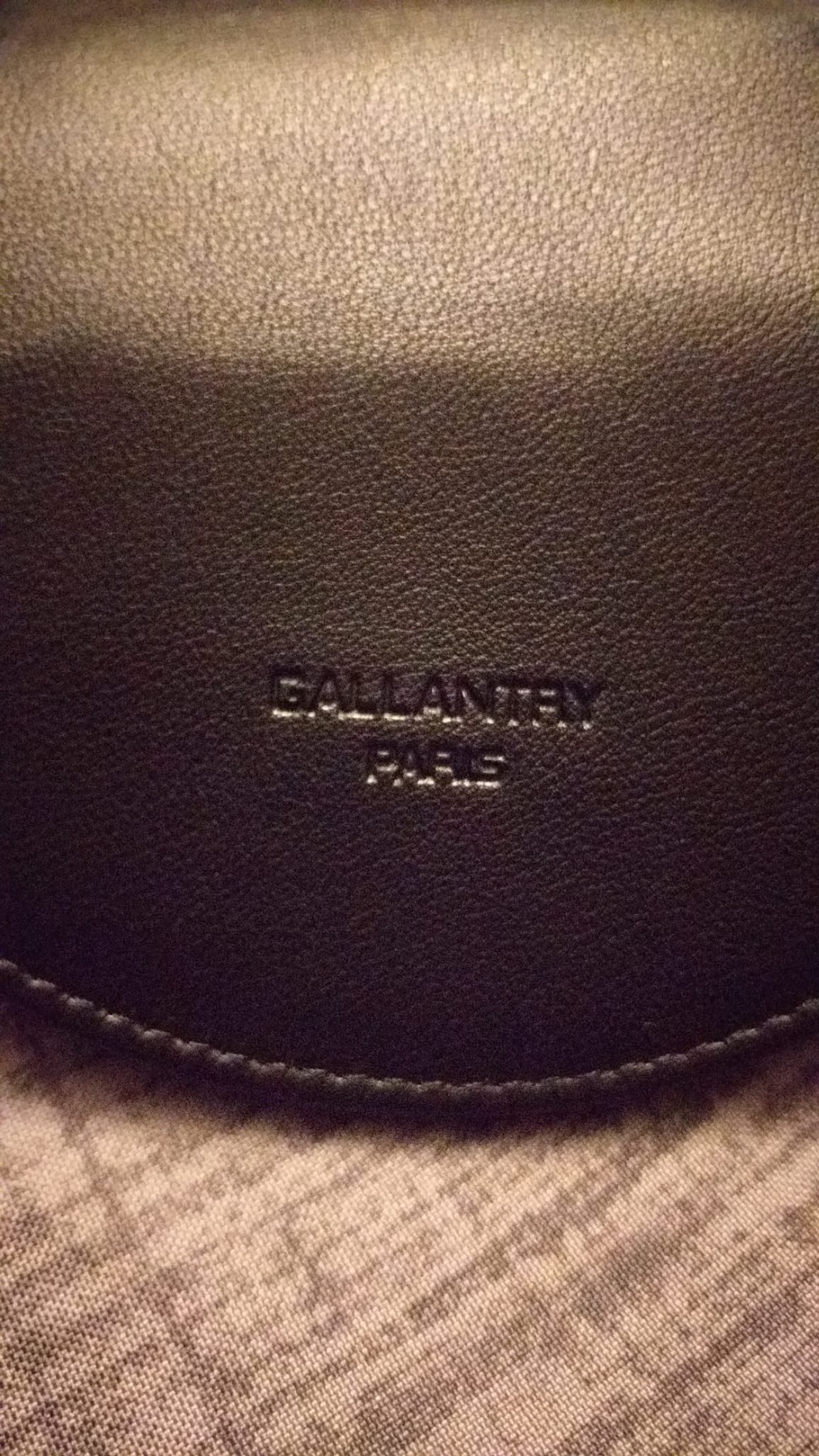 Gallantry Sacs Bandoulière Pochette Smartphone Noir Simili Cuir 11x18cm