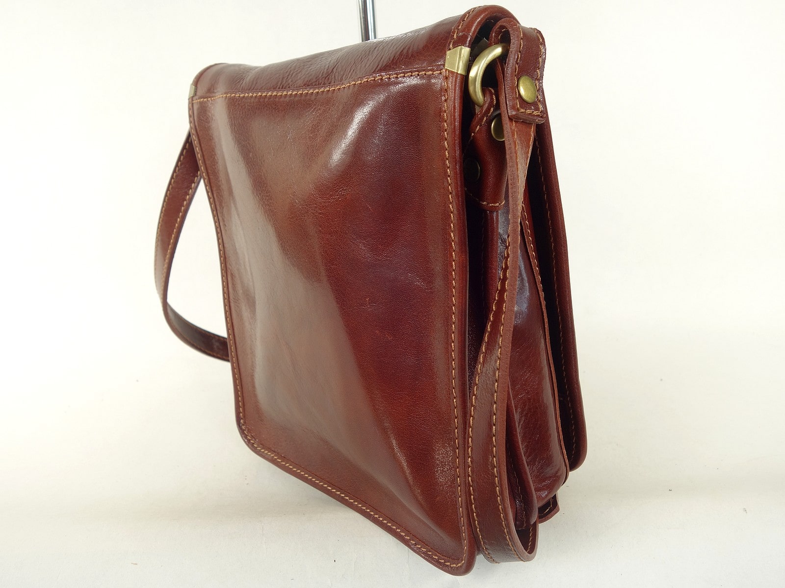 Collection Esprit Cuir Milano besace cuir marron homme