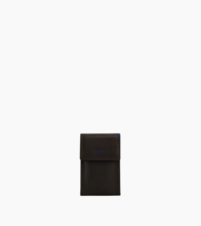 Le Tanneur Martin Étui Clés Cuir Marron Coffee Brown
