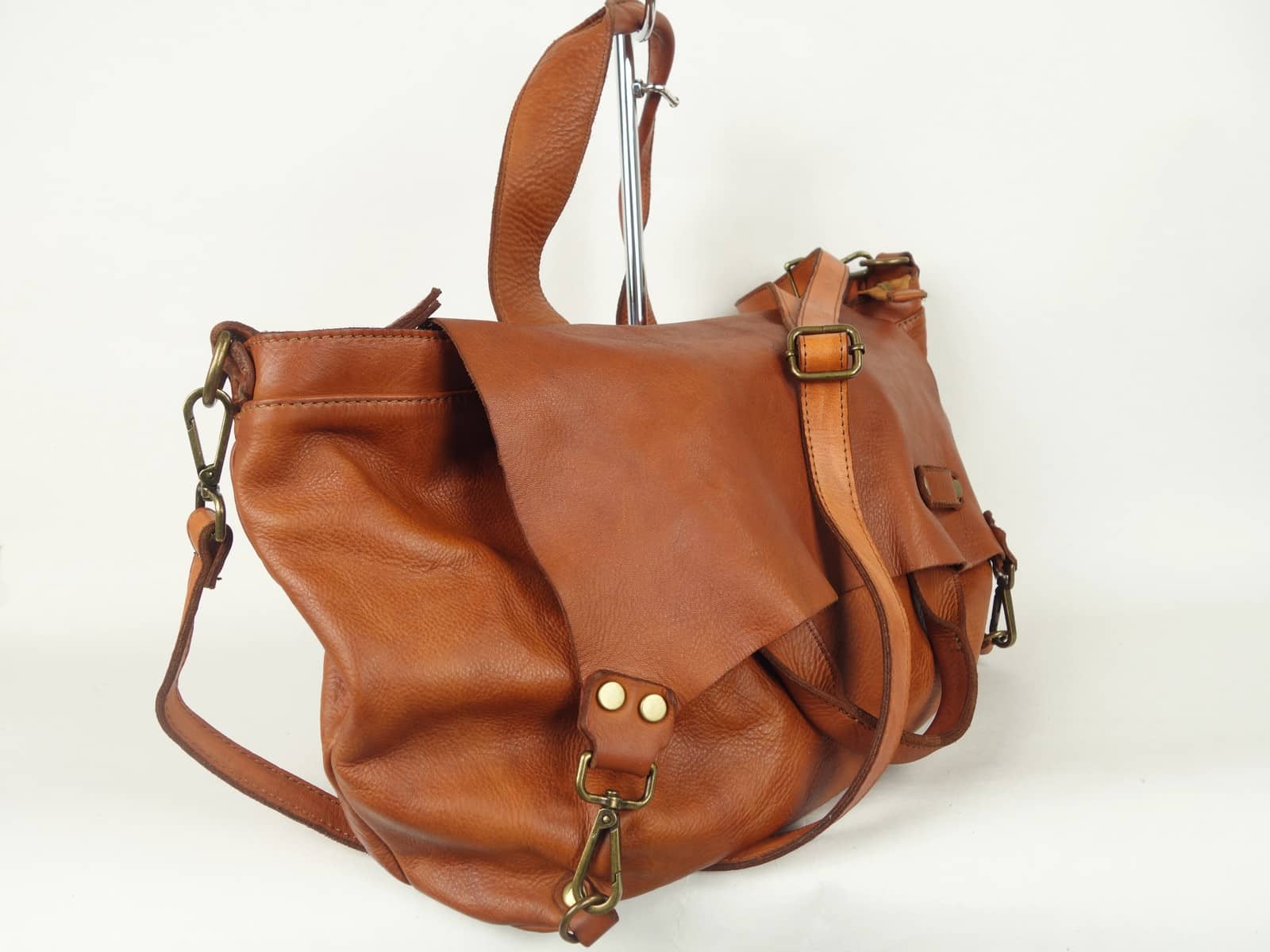 Collection Esprit Cuir PAULINO grand sac cuir naturel XL