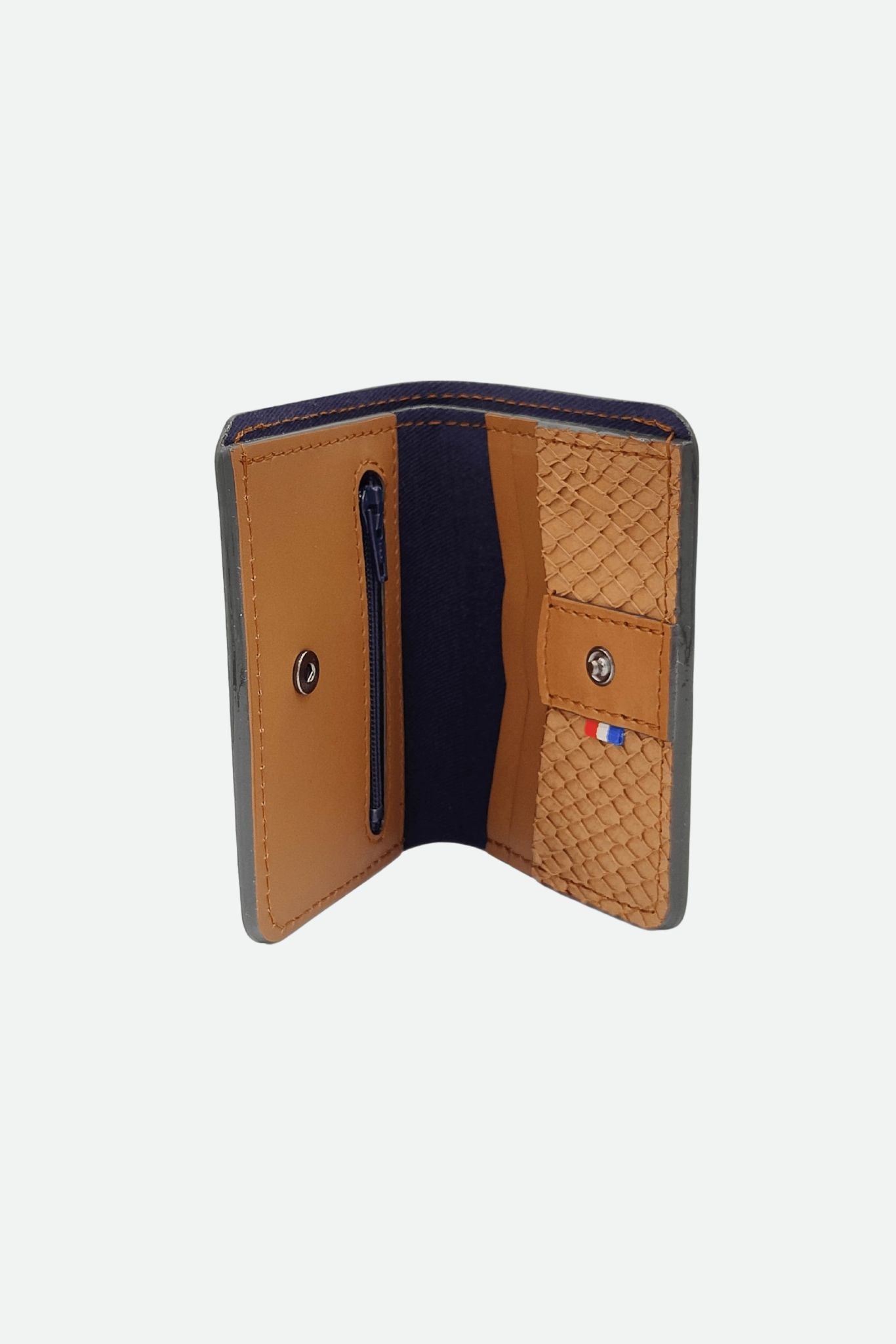 Nodie's Arsène portefeuille cuir camel saumon