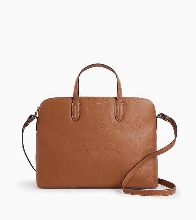 Le Tanneur Sophie porte-documents 14" cuir marron