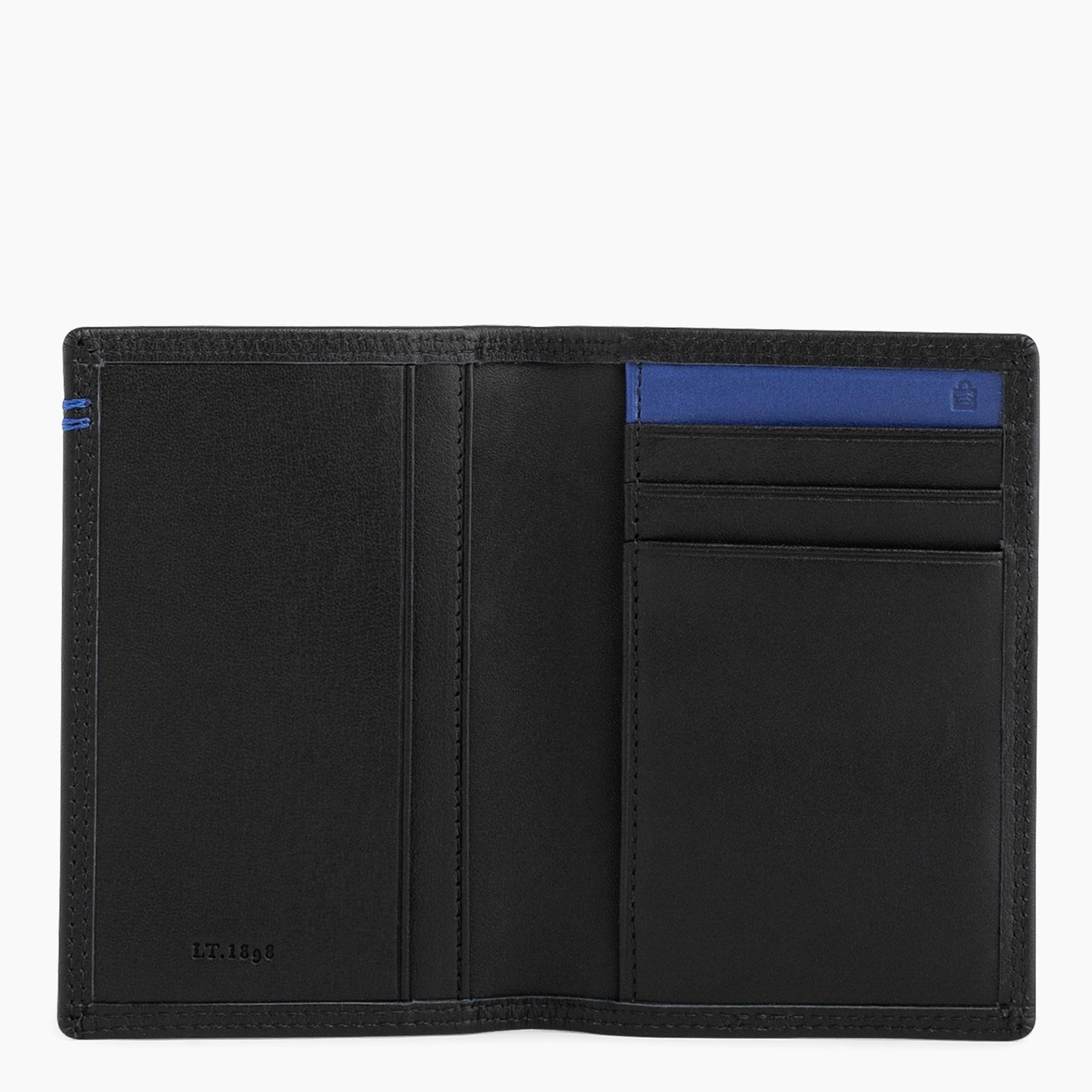 Le Tanneur Martin porte-cartes vertical cuir lisse 6 cartes