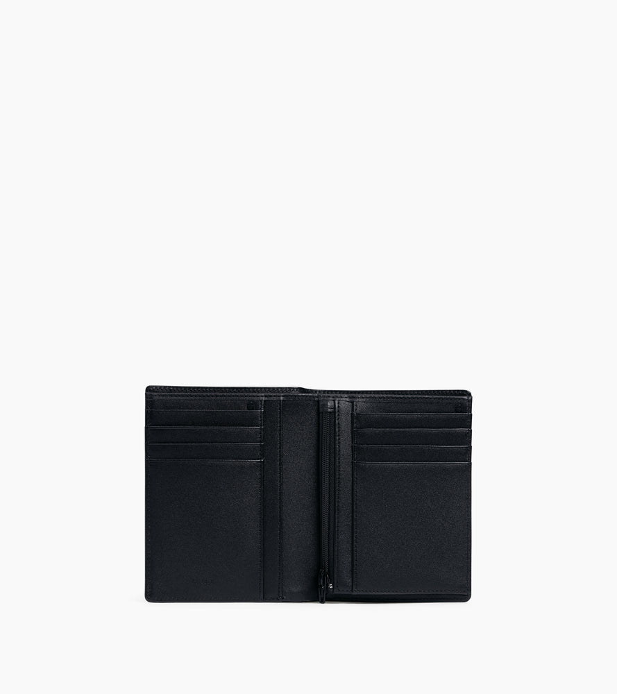 Le Tanneur Emile portefeuille vertical cuir T noir RFID