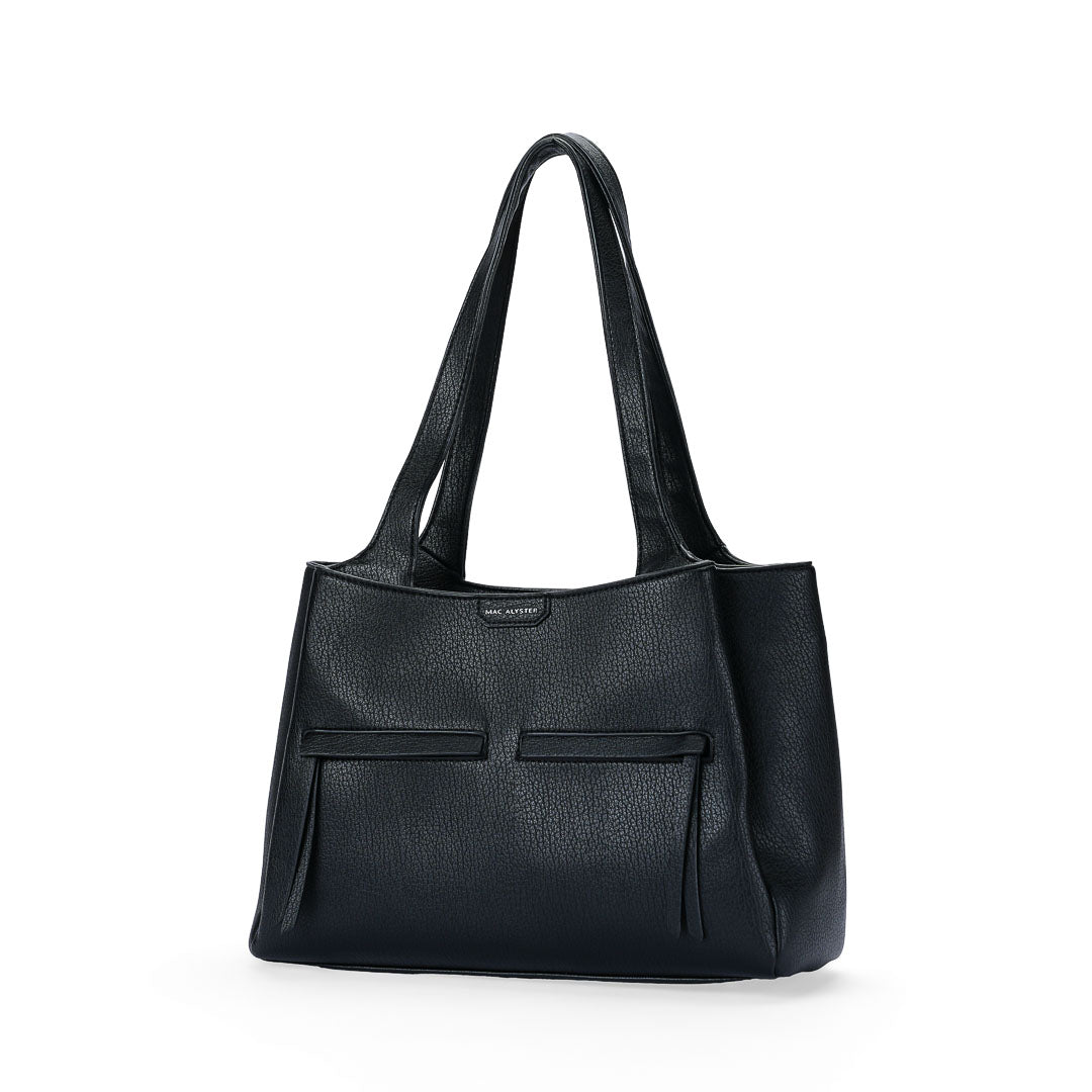 Mac Alyster Fauve sac shopping daim cognac A4