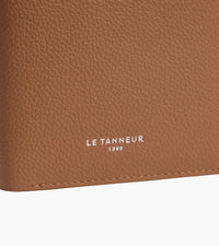 Le Tanneur Lucien portefeuille vertical zip cuir grainé moyen