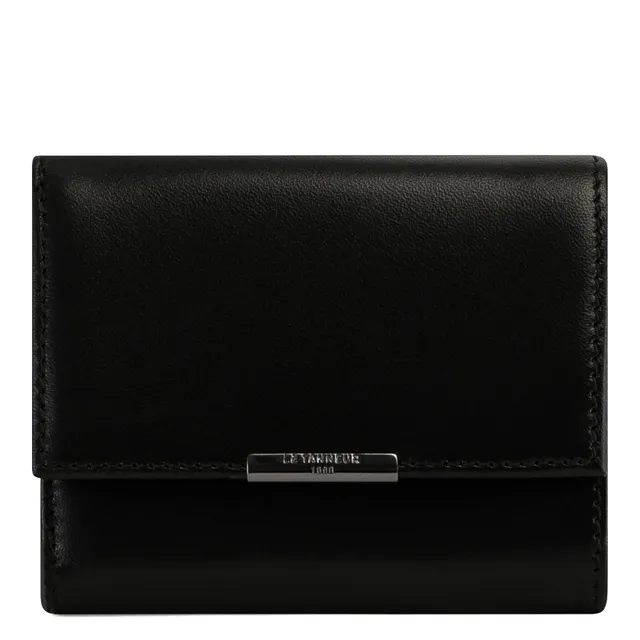 Le Tanneur Honoré porte-monnaie cuir bouton homme 9,5 cm