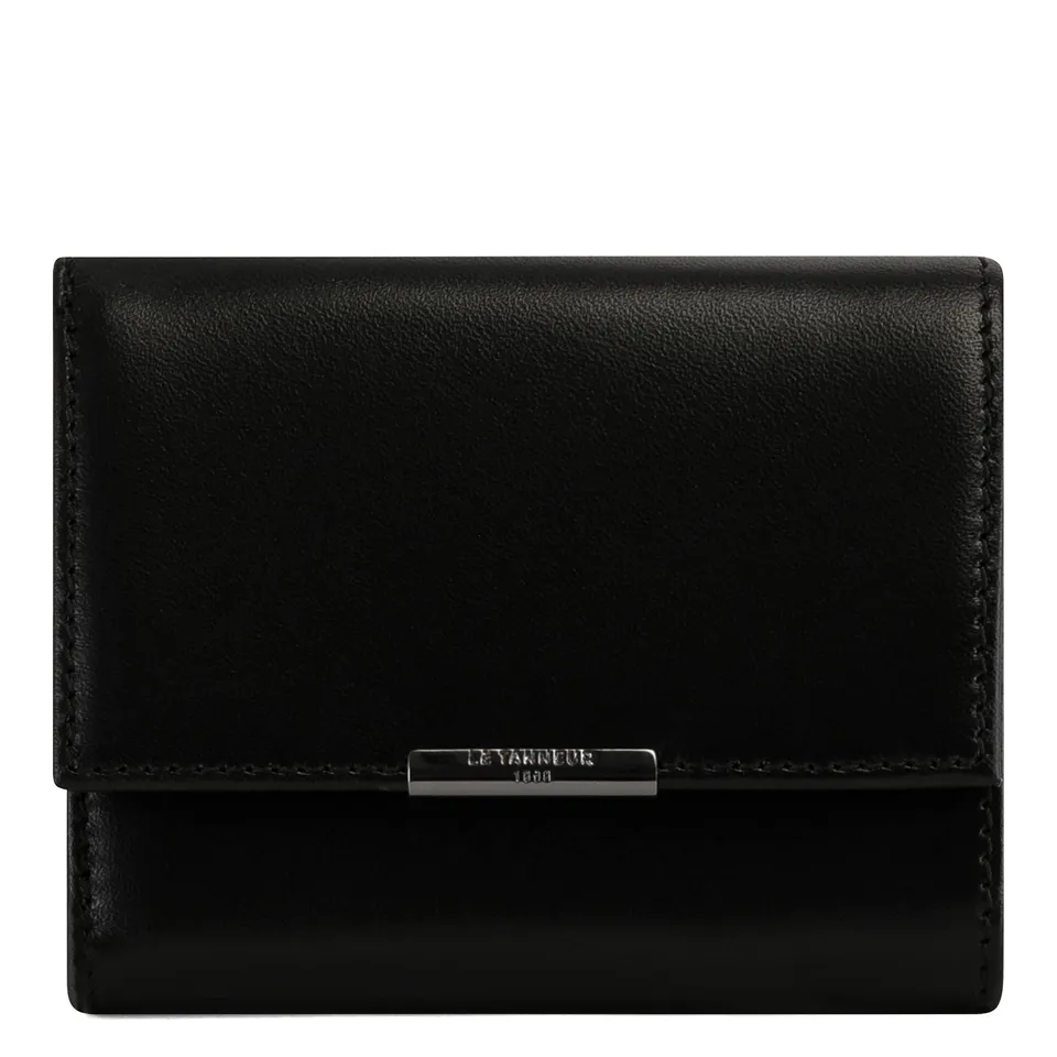 Le Tanneur Honoré porte-monnaie cuir bouton homme 9,5 cm