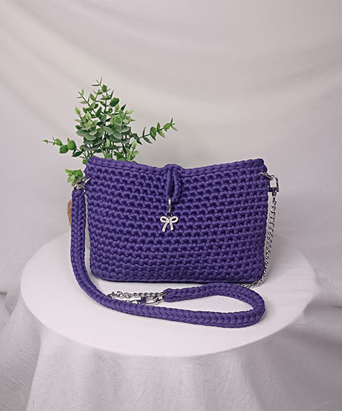 Takiri Lady TK1079 sac à main violet chaîne