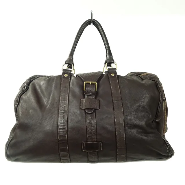 Collection Esprit Cuir Luka sac voyage cuir marron