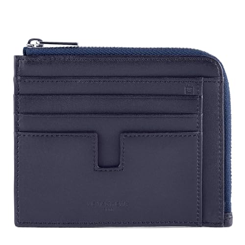 Le Tanneur Albert porte-cartes cuir lisse anti-RFID