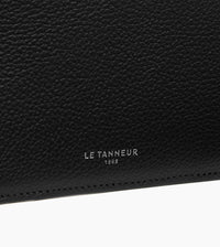 Le Tanneur Emilie porte-cartes cuir grainé zippé