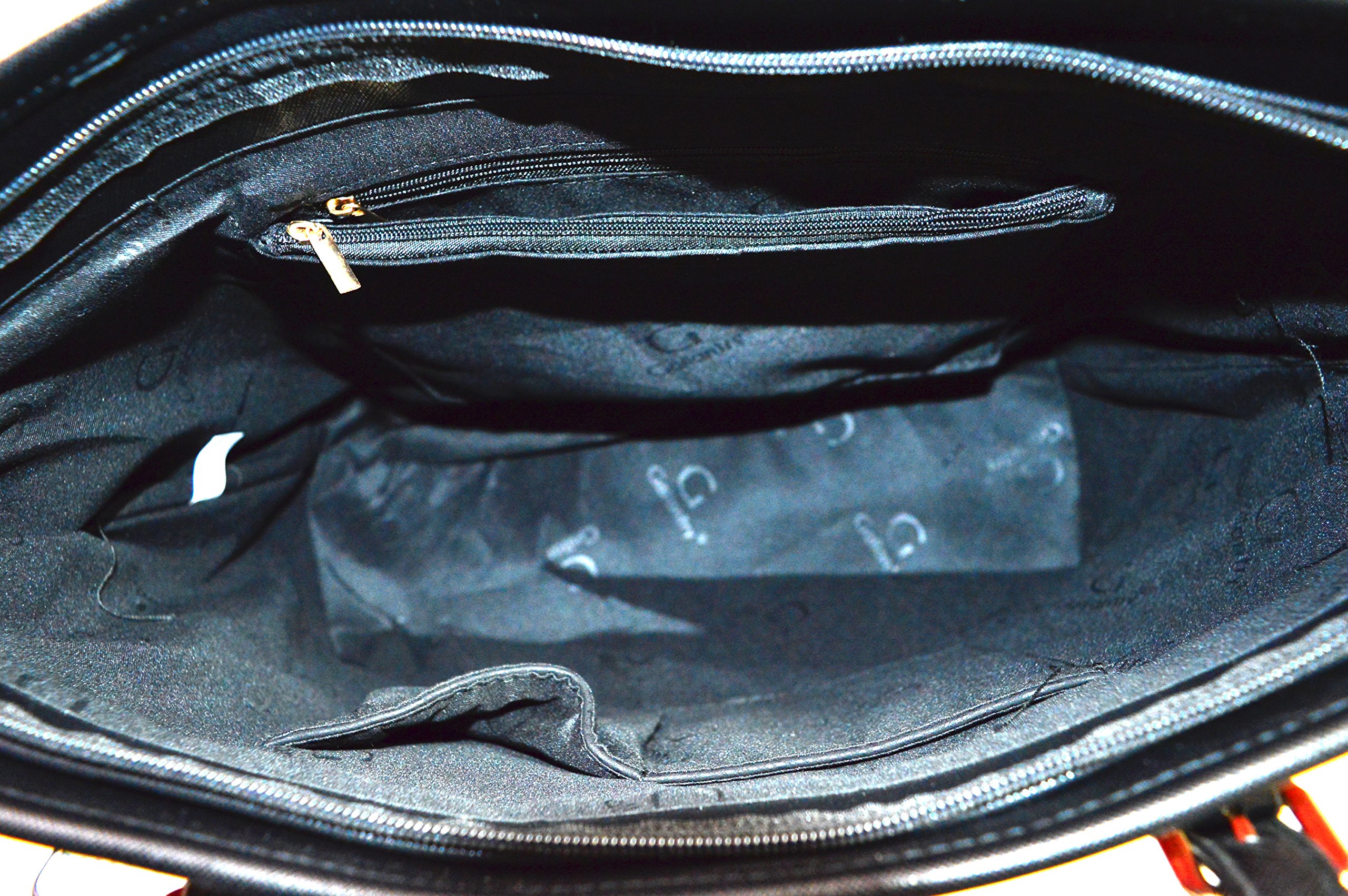 Gallantry Cabas sac cours noir ville A4 46 cm vinyle