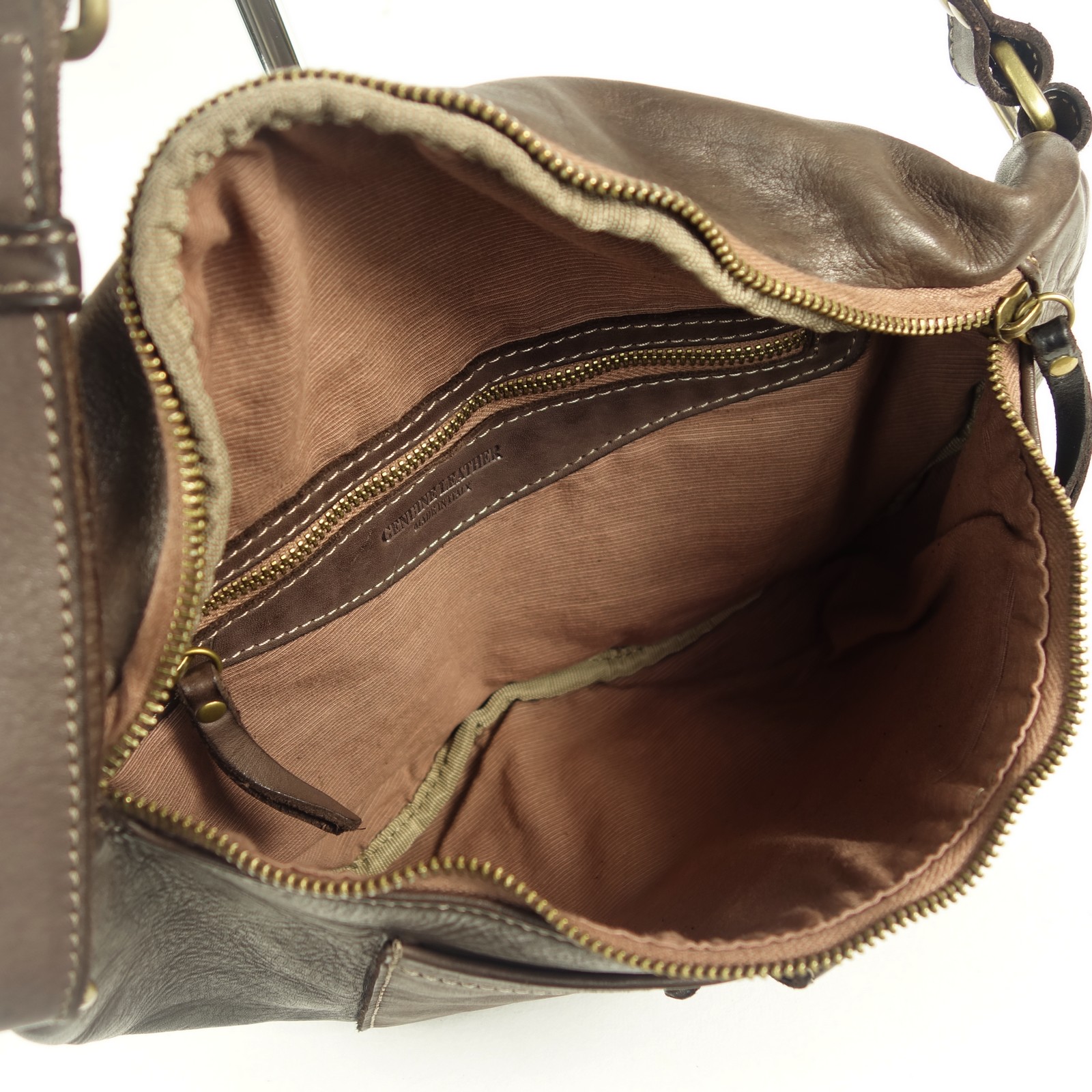 Collection Esprit Cuir Taylor sac banane cuir brun
