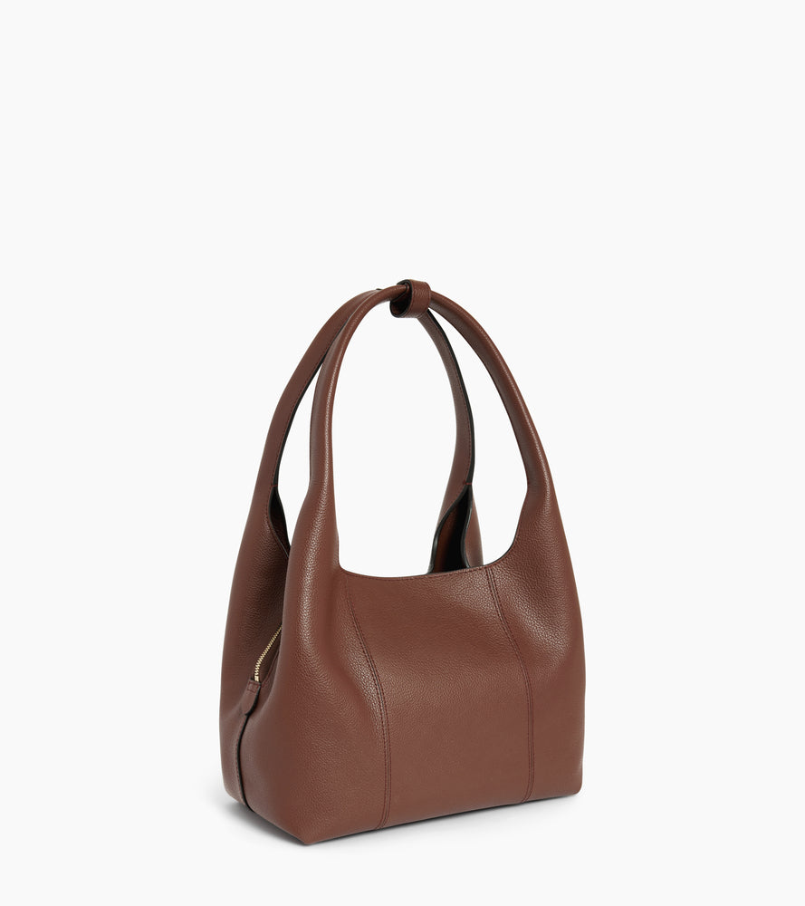 Le Tanneur Juliette sac épaule cuir grainé moyen