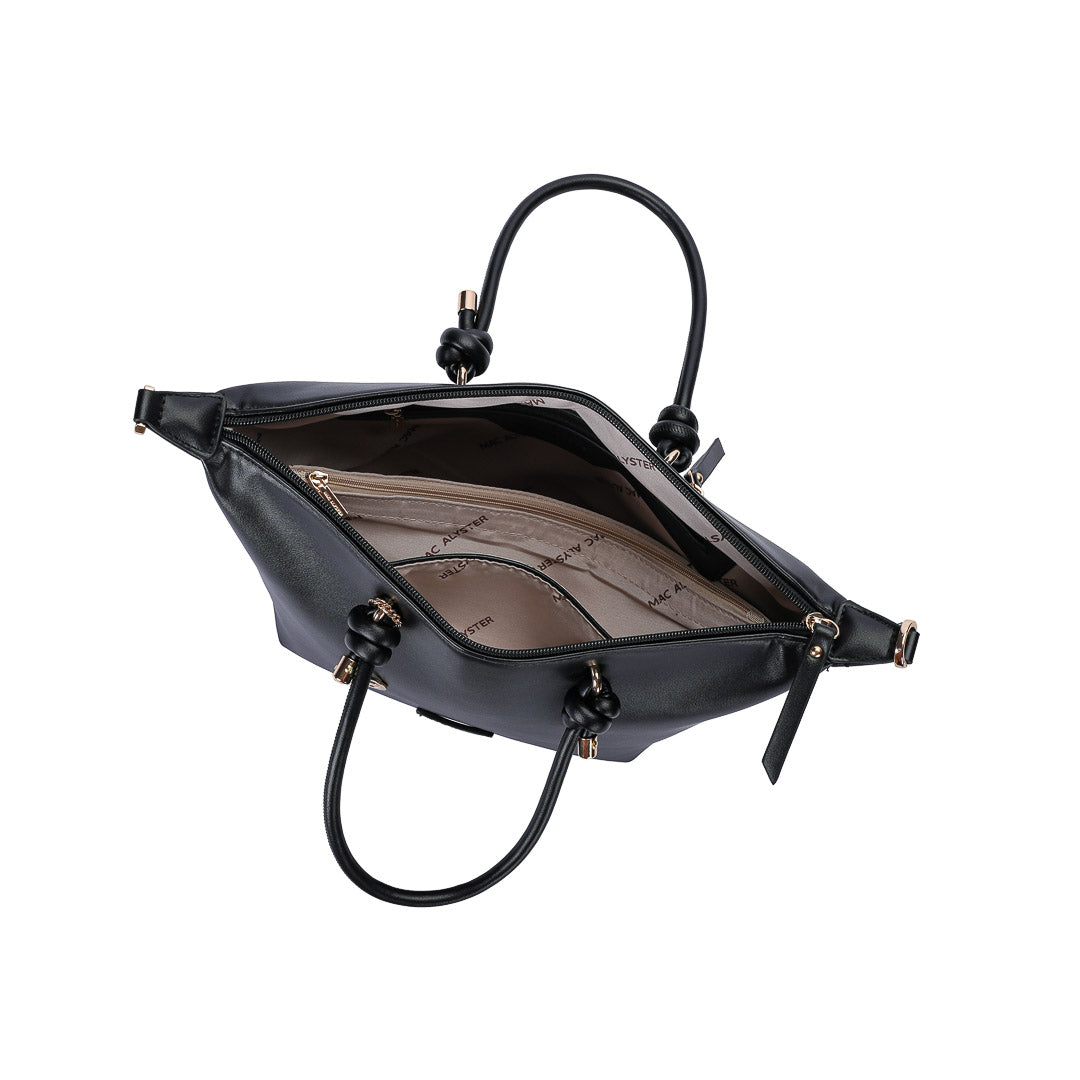 Mac Alyster Mandora sac main bandoulière Noir pailleté