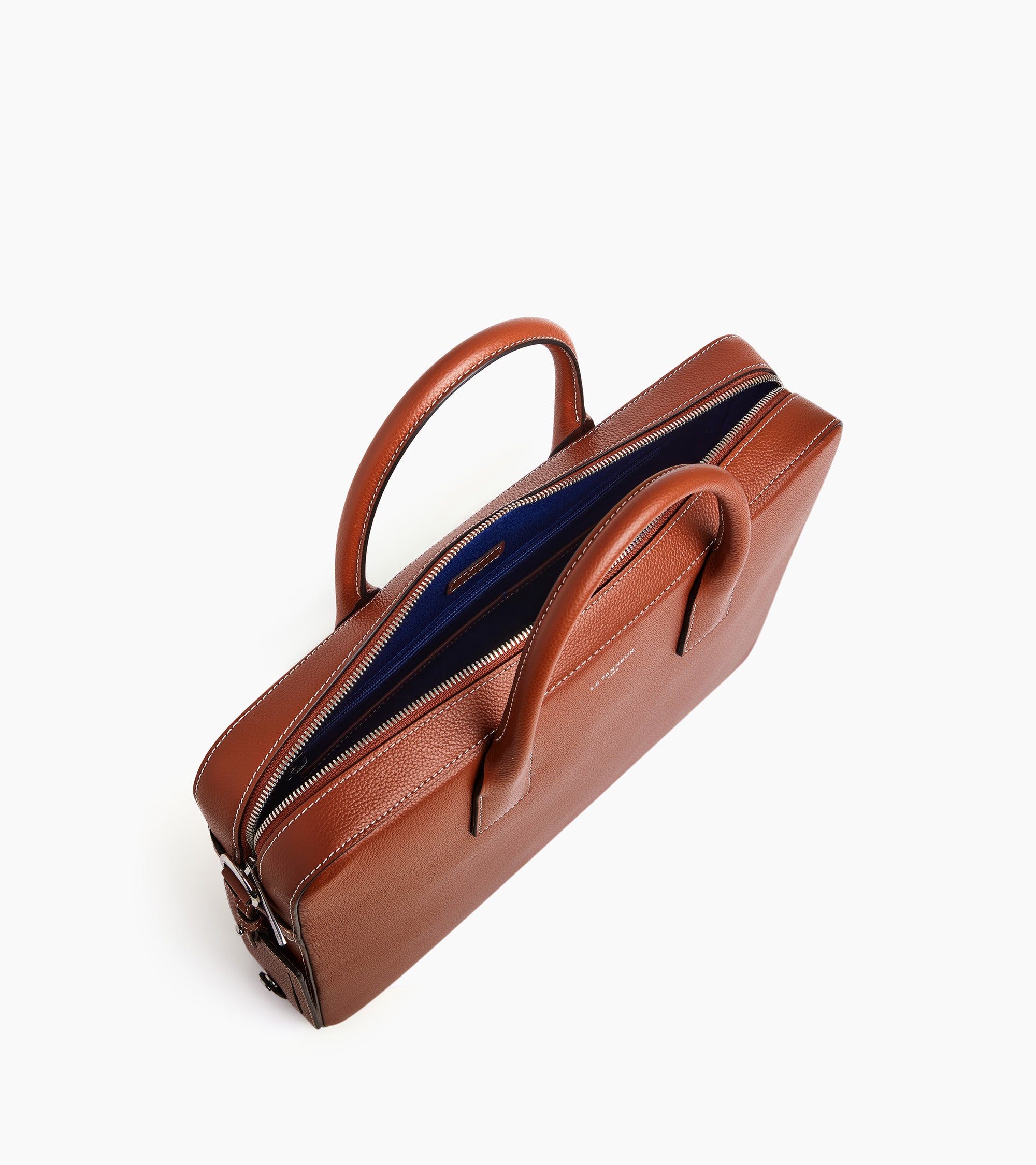 Le Tanneur Emile porte-documents cuir marron 14"