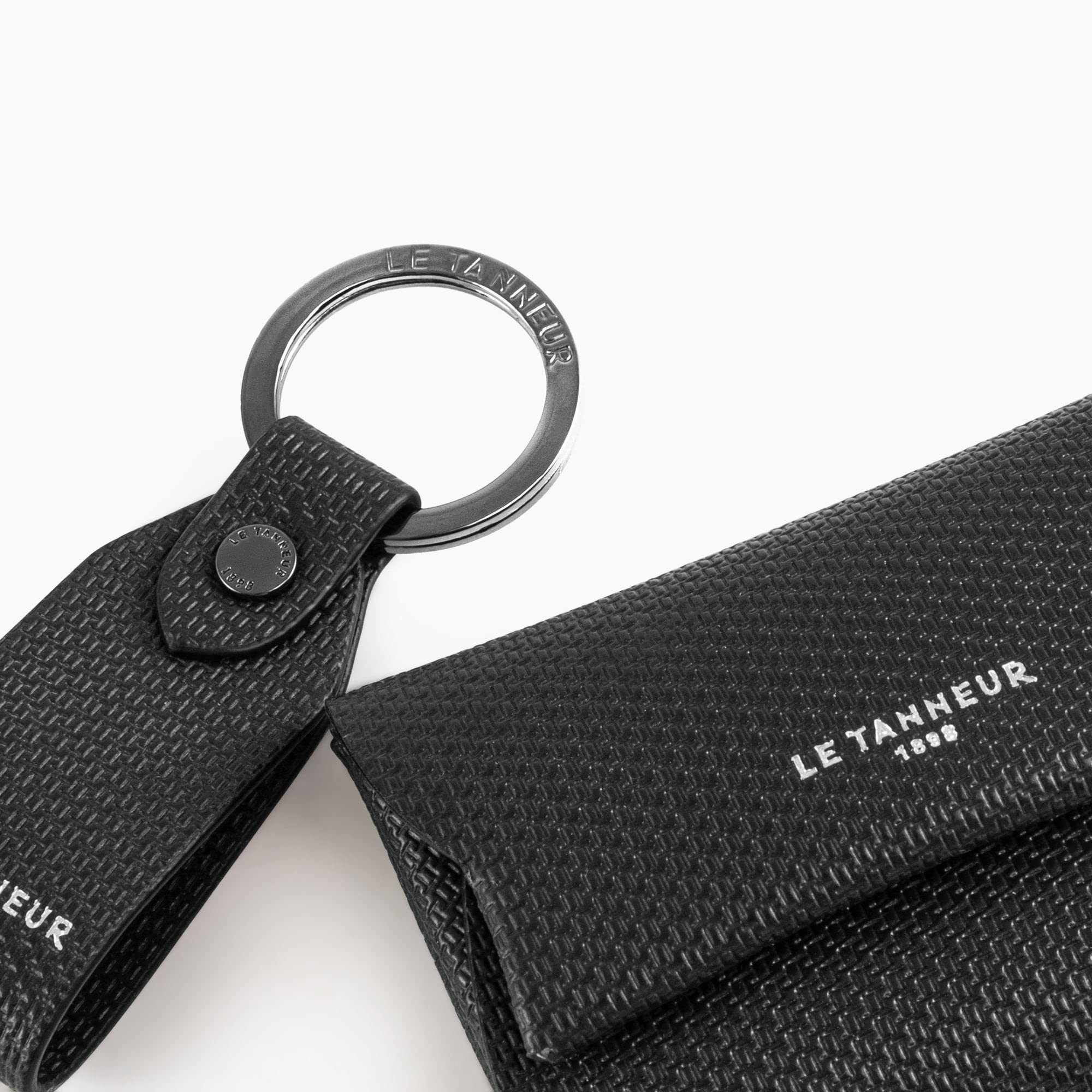Le Tanneur Wallets Justin Porte-cartes cuir bouton coffret
