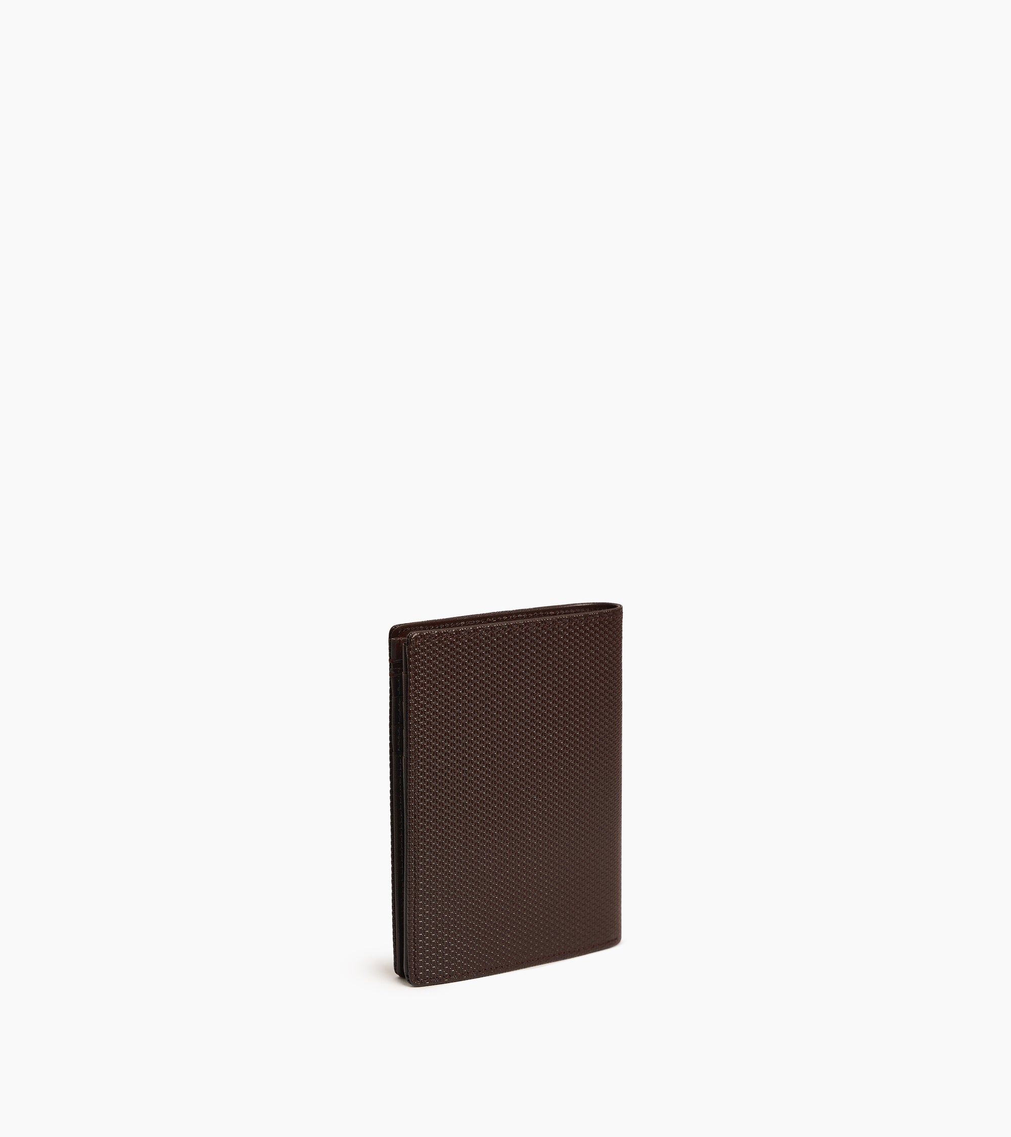Le Tanneur Lucien portefeuille vertical cuir T Marron Arabica