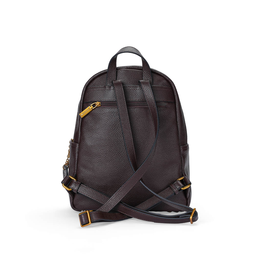 Mac Alyster Odalia sac à dos cuir marron cognac 24x31 cm