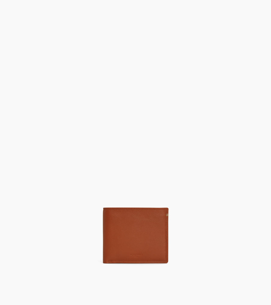 Le Tanneur Martin portefeuille cuir lisse Mahogany RFID