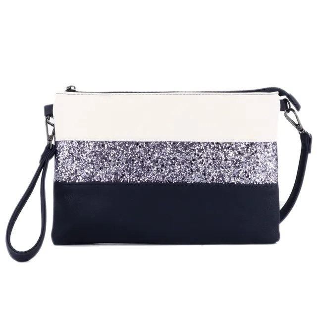 Gallantry Sacs Bandoulière Paillette Soirée Bleu Blanc 28.5x18cm