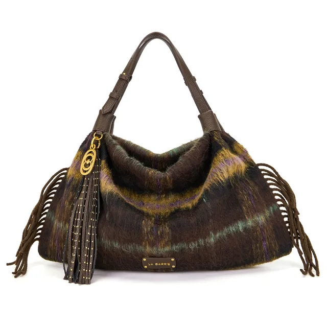 La Carrie Bag Kerala sac shopping marron 50x20x30cm