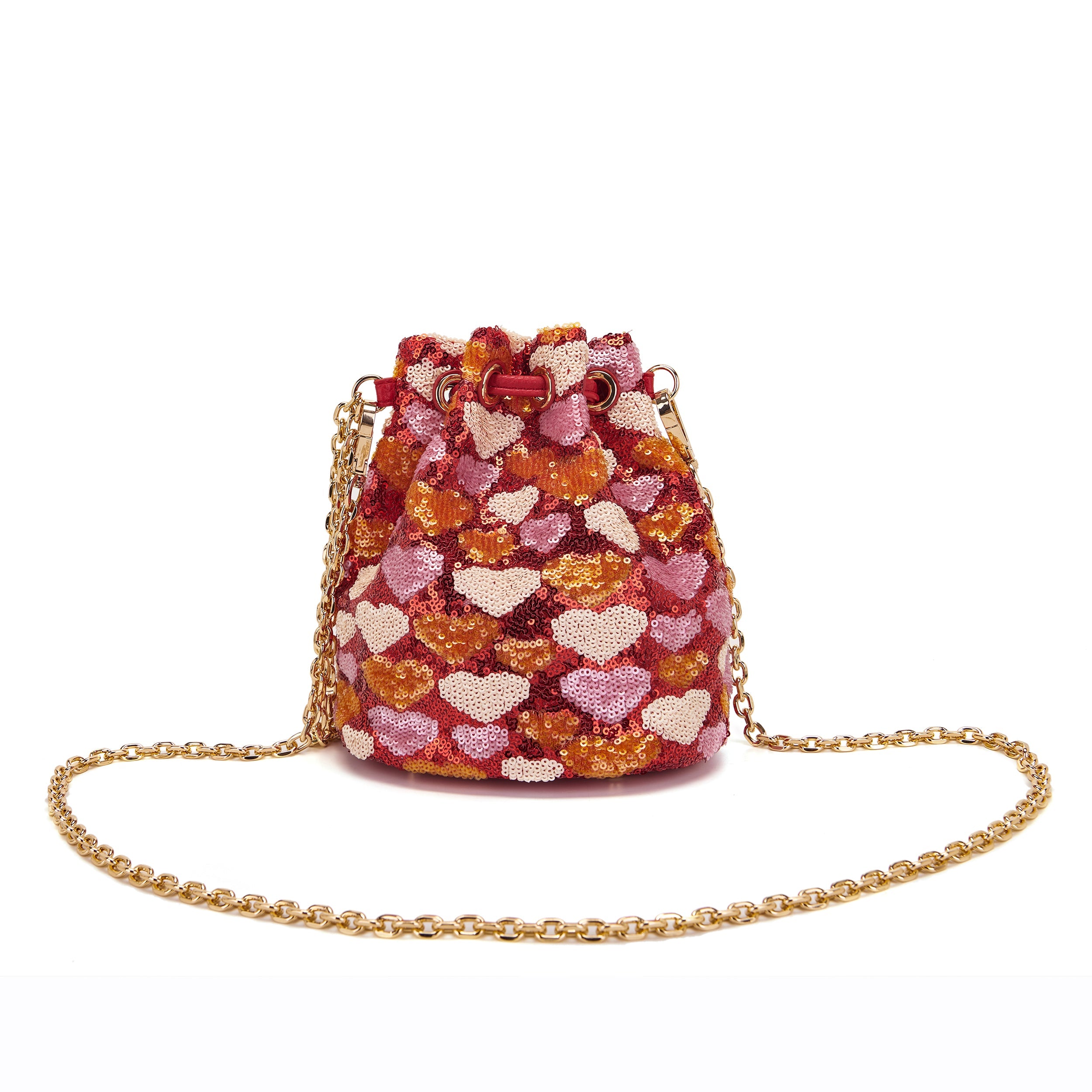 La Carrie Night Edition sac seau rouge paillettes