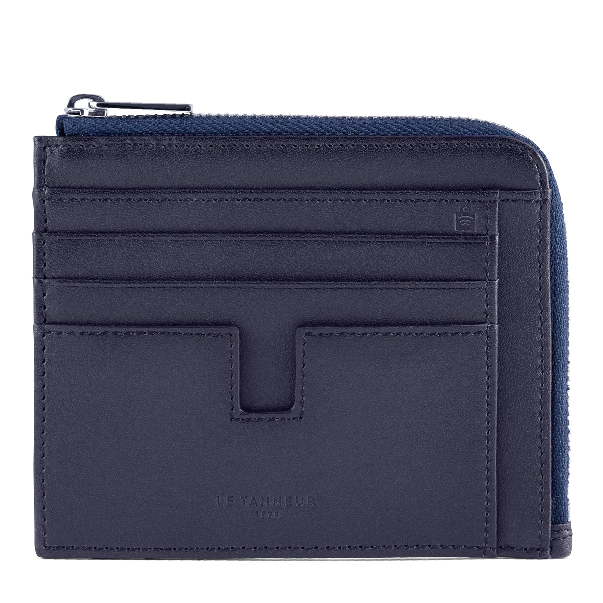 Le Tanneur Albert porte-cartes cuir lisse anti-RFID
