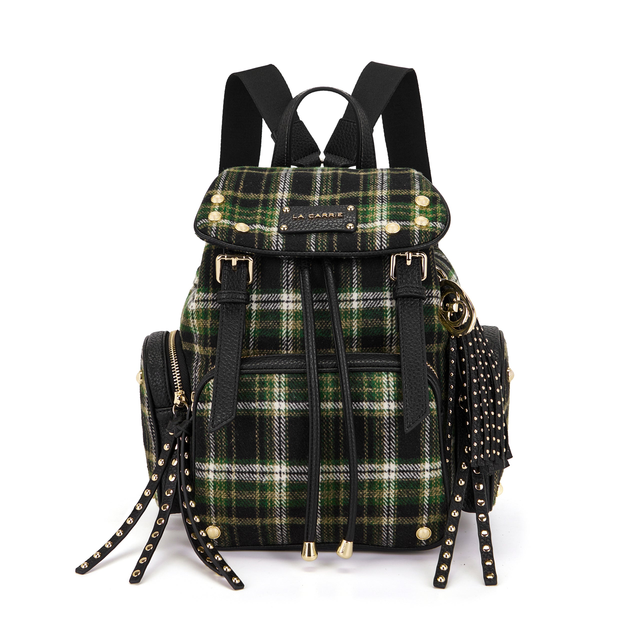 La Carrie Scottish sac à dos green tartan 27 cm