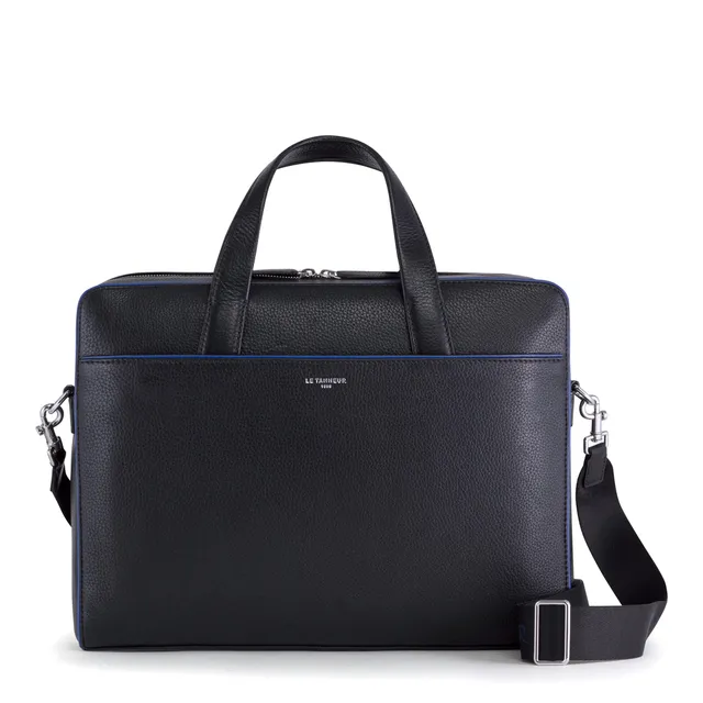 Le Tanneur Augustin porte-documents cuir 14 pouces homme