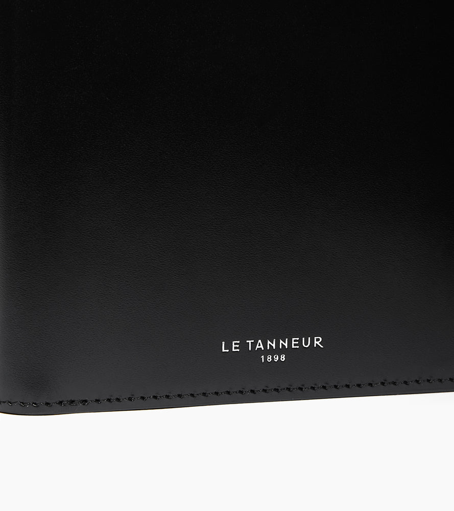 Le Tanneur Emile Porte-cartes cuir box noir poche billets