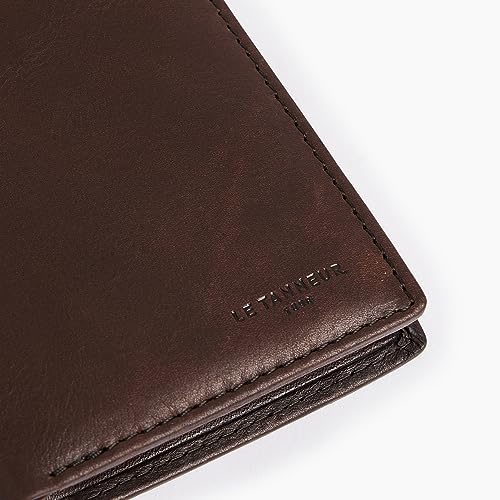 Le Tanneur Gary porte-monnaie boîte cuir huilé homme