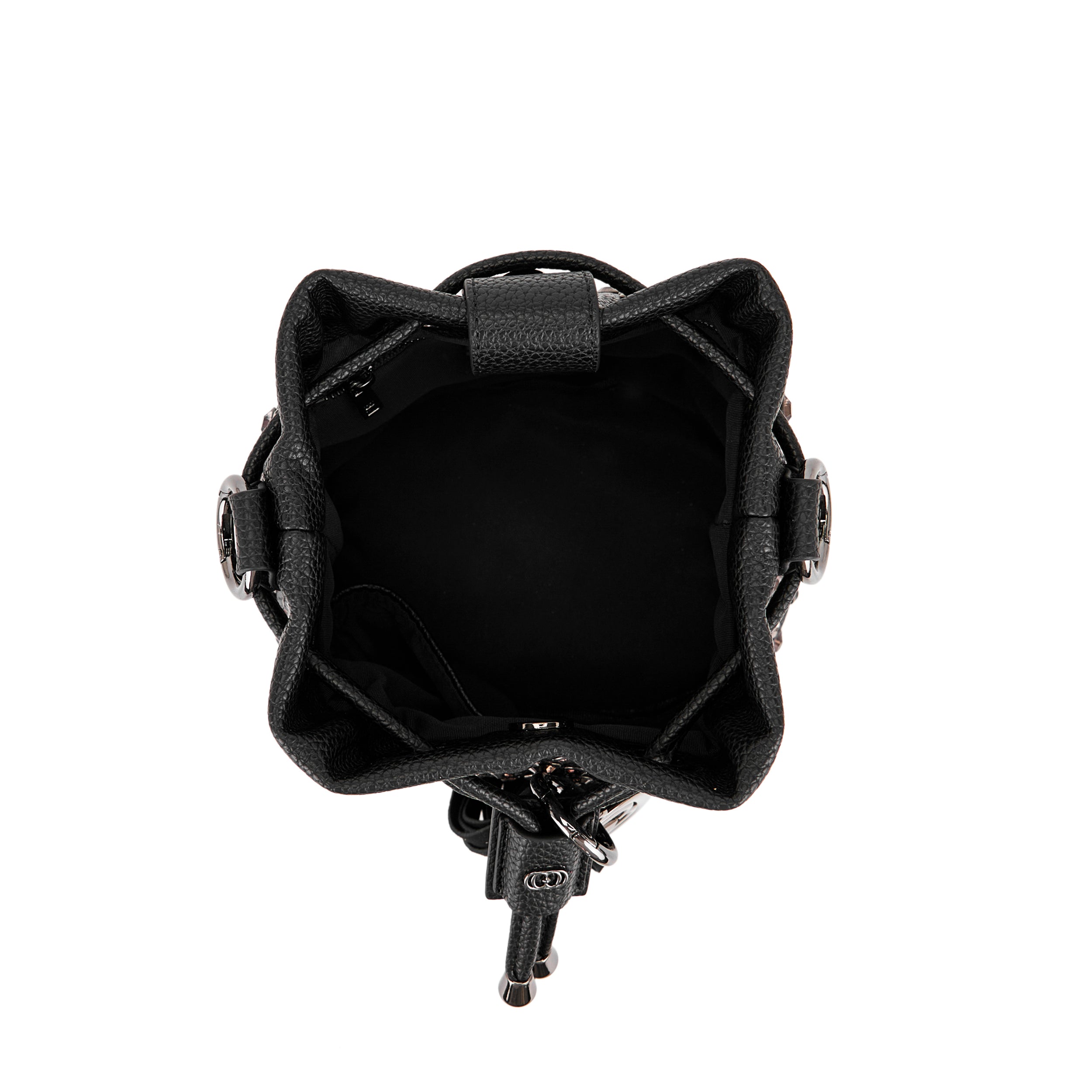 La Carrie Andromeda sac seau noir PU 19x14x20
