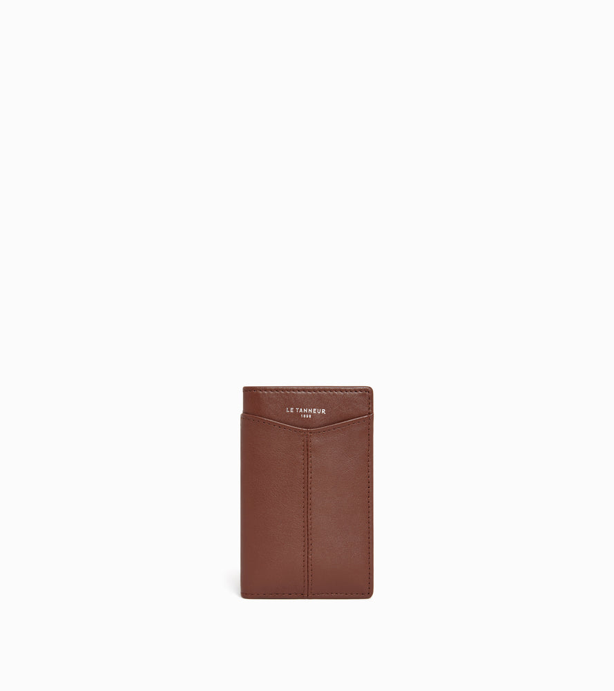 Le Tanneur Charlotte porte-cartes cuir vertical femme anti-RFID