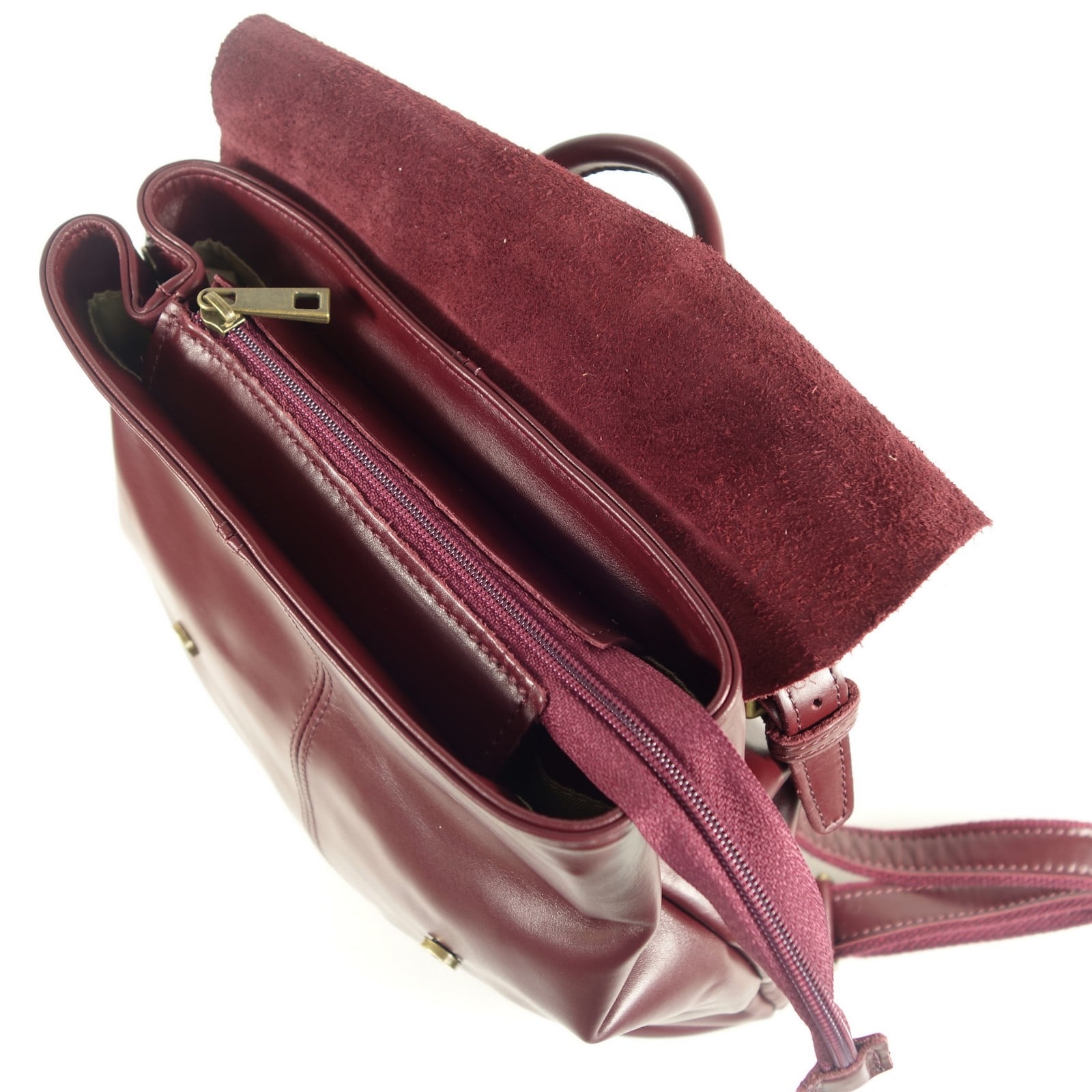 Collection Esprit Cuir Summer Sac à Dos Cuir Rouge PC 14 Pouces