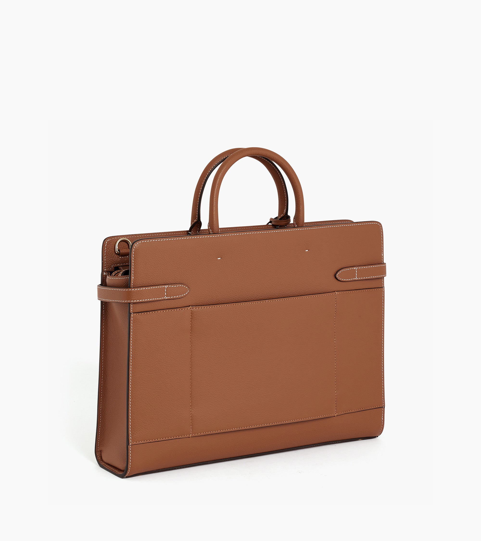 Le Tanneur Emilie porte-documents 15" cuir grainé marron