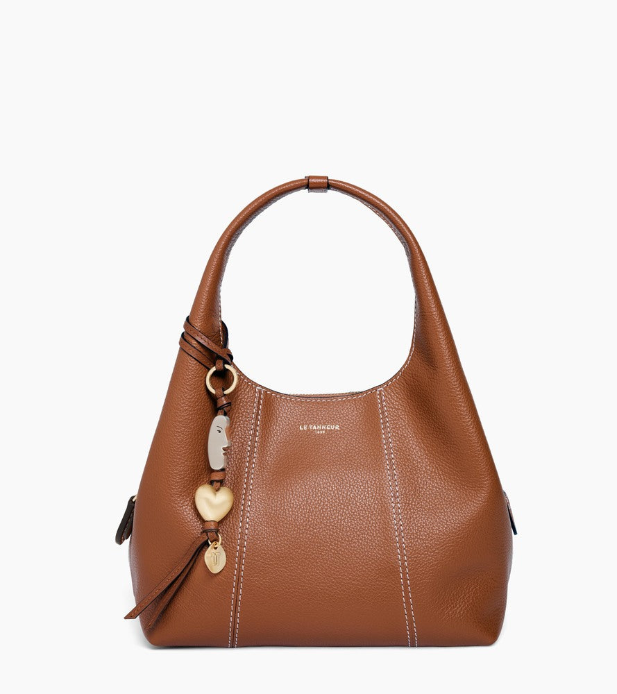 Le Tanneur Bisou bijou de sac cuir Brown Tan