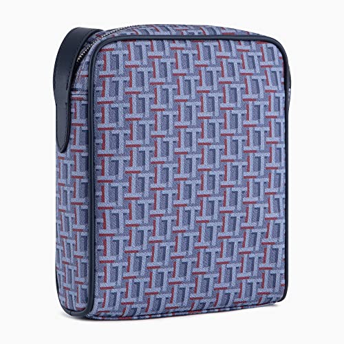 Le Tanneur Camille sacoche toile cuir homme 17 cm
