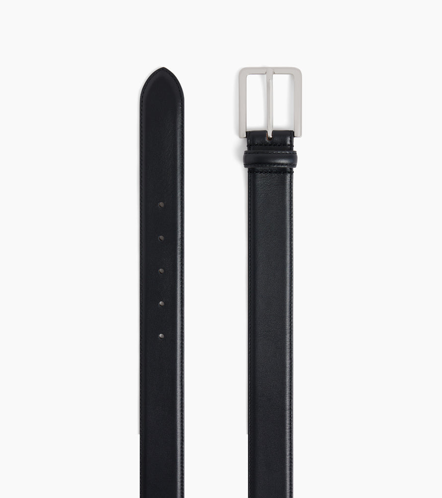Le Tanneur Ceinture homme cuir lisse boucle ronde