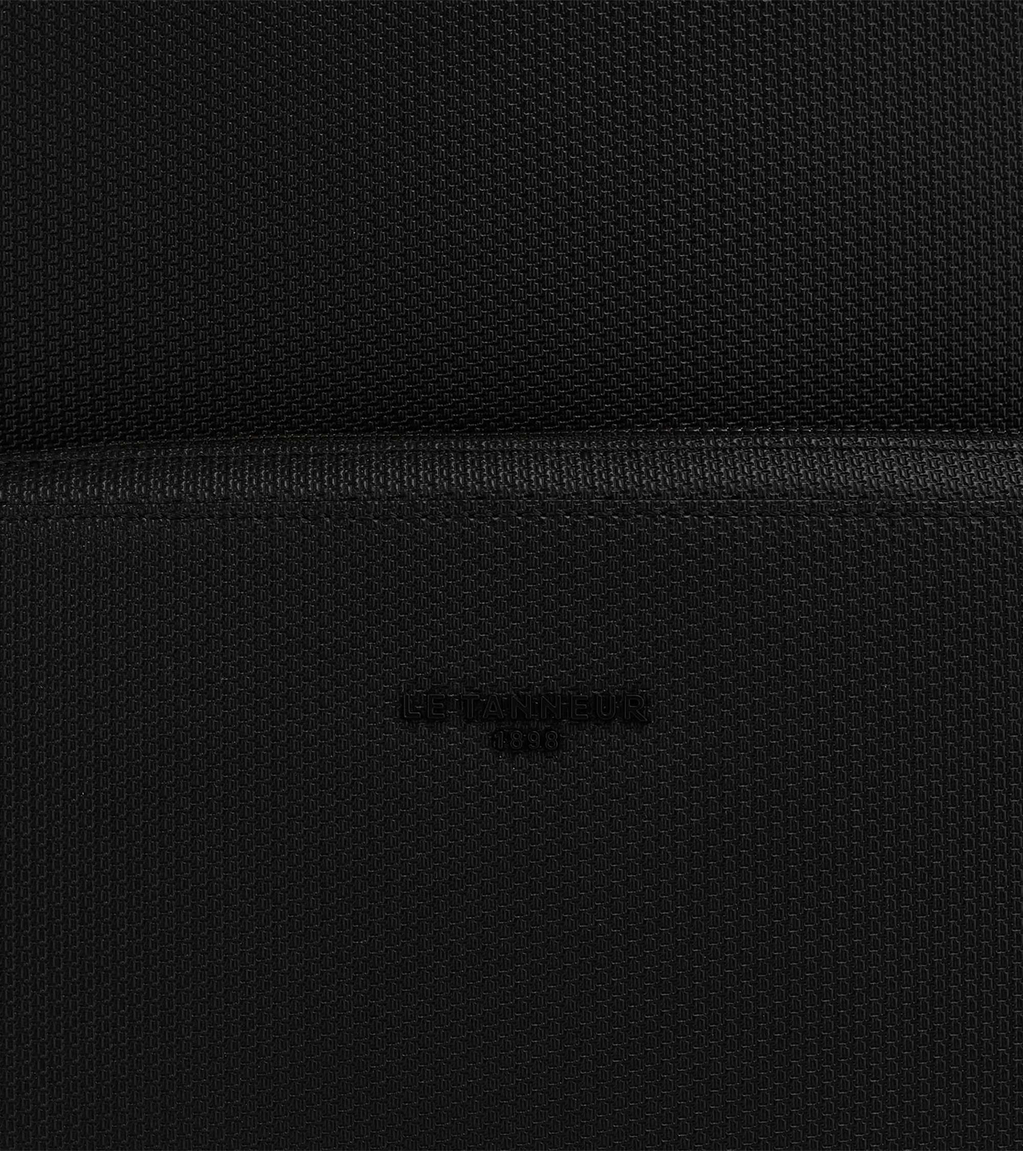 Le Tanneur Emile sac à dos cuir signature T noir ordinateur