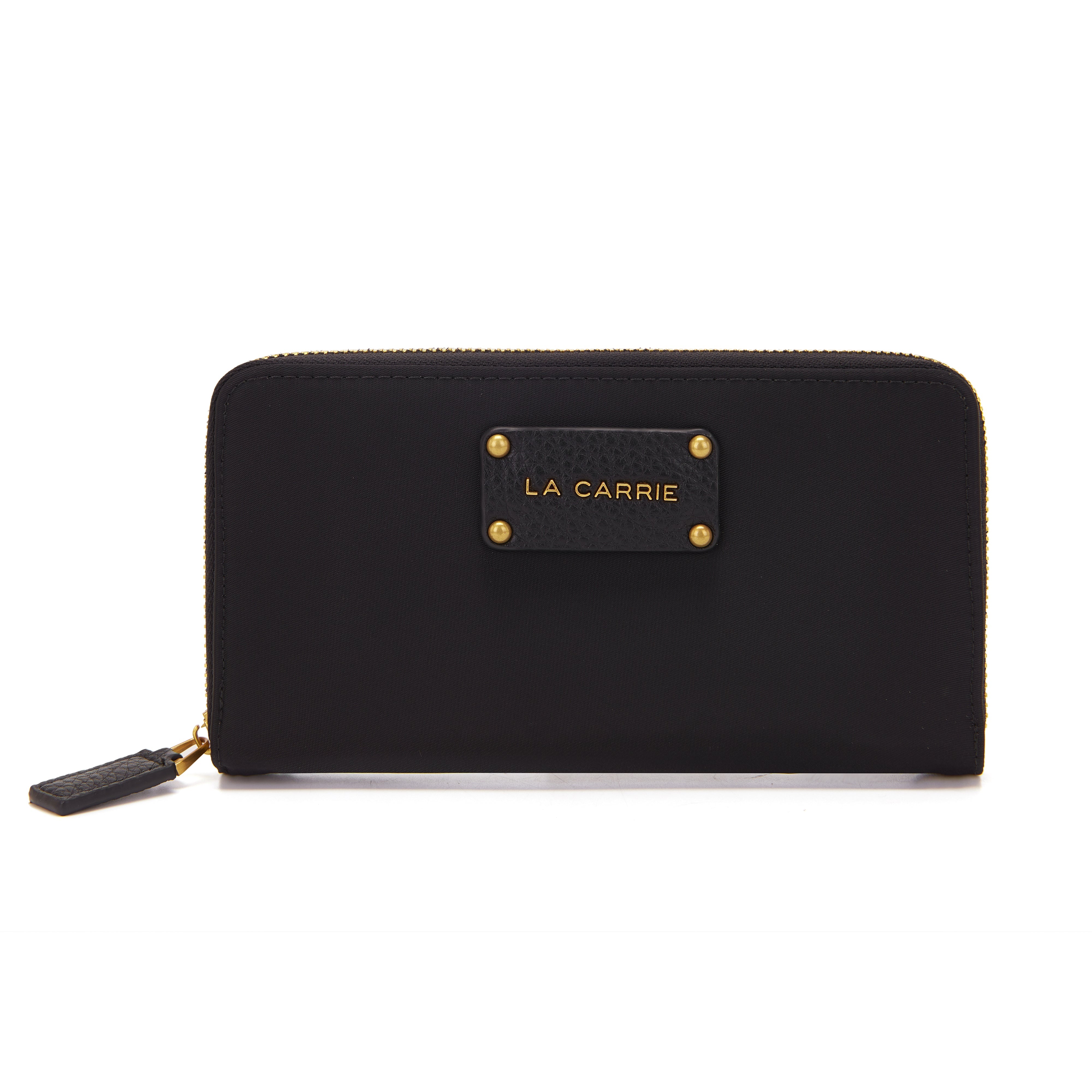 La Carrie Wallet portefeuille noir 19,5 cm nylon