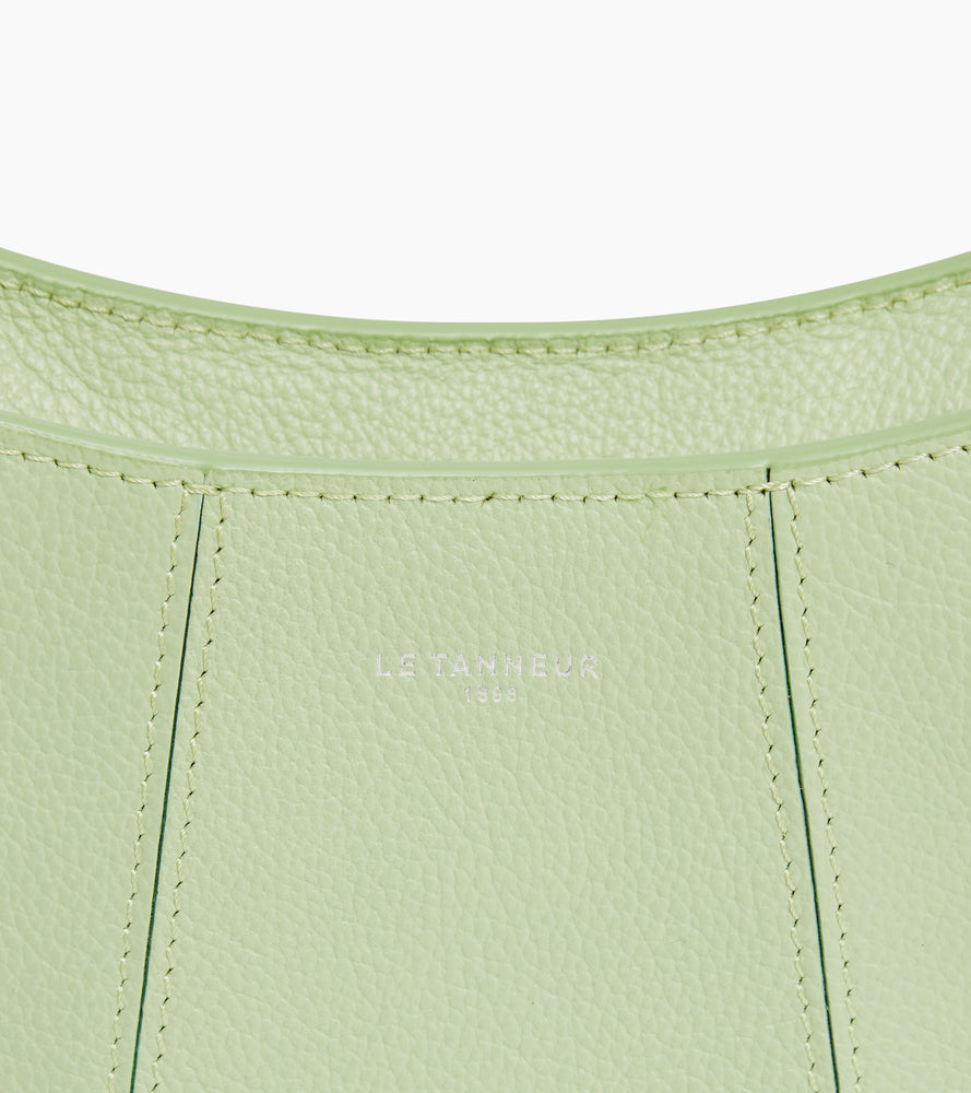 Le Tanneur Juliette petit sac demi-lune cuir grainé