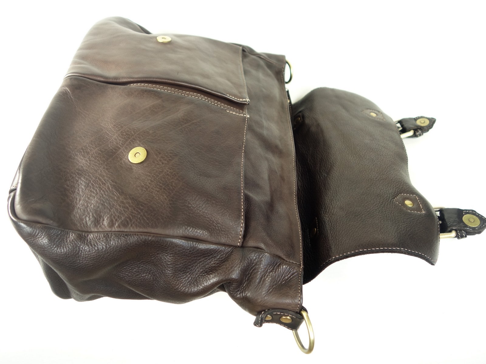 Collection Esprit Cuir Toni cartable cuir brun homme