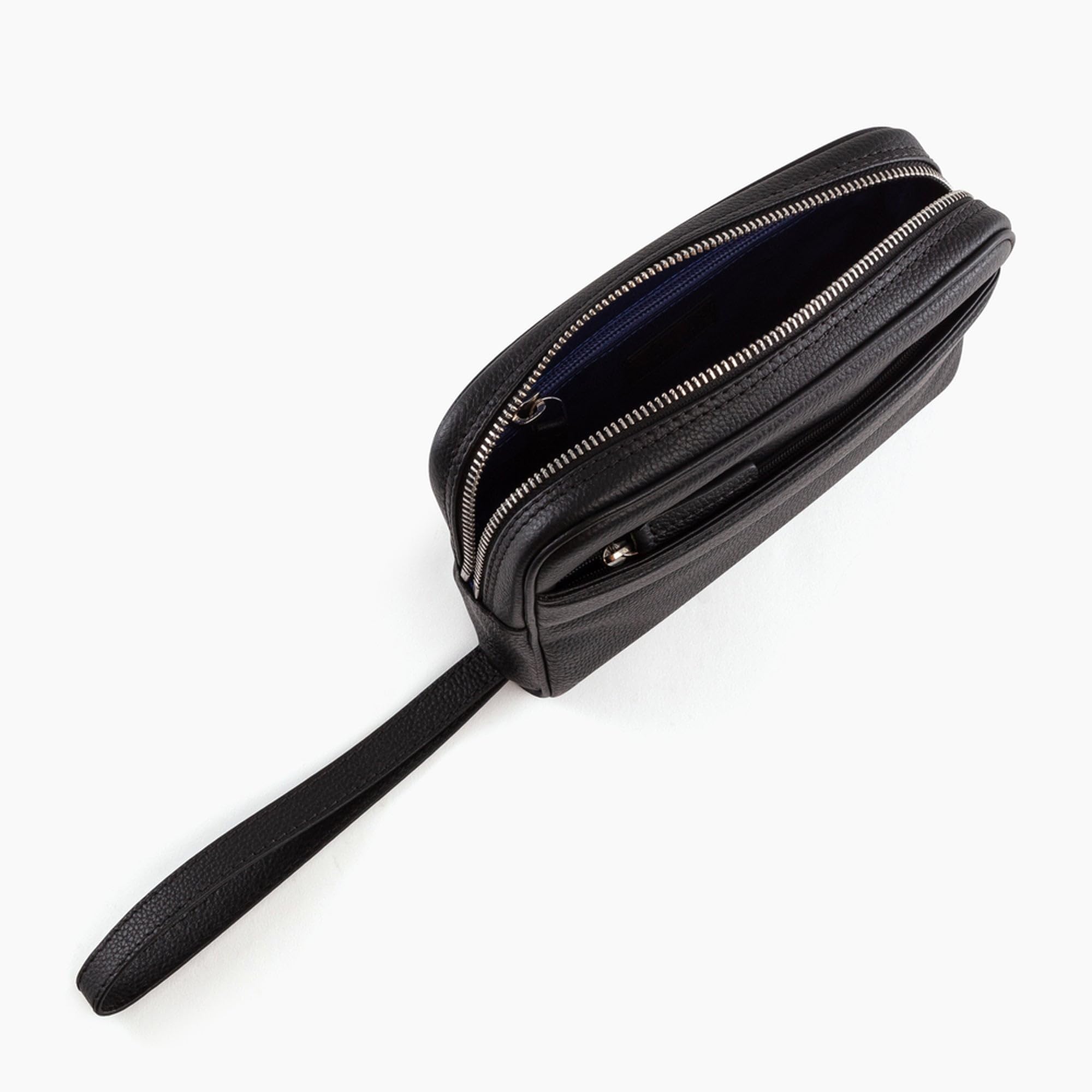 Le Tanneur Charles pochette cuir ceinture dragonne 20x13