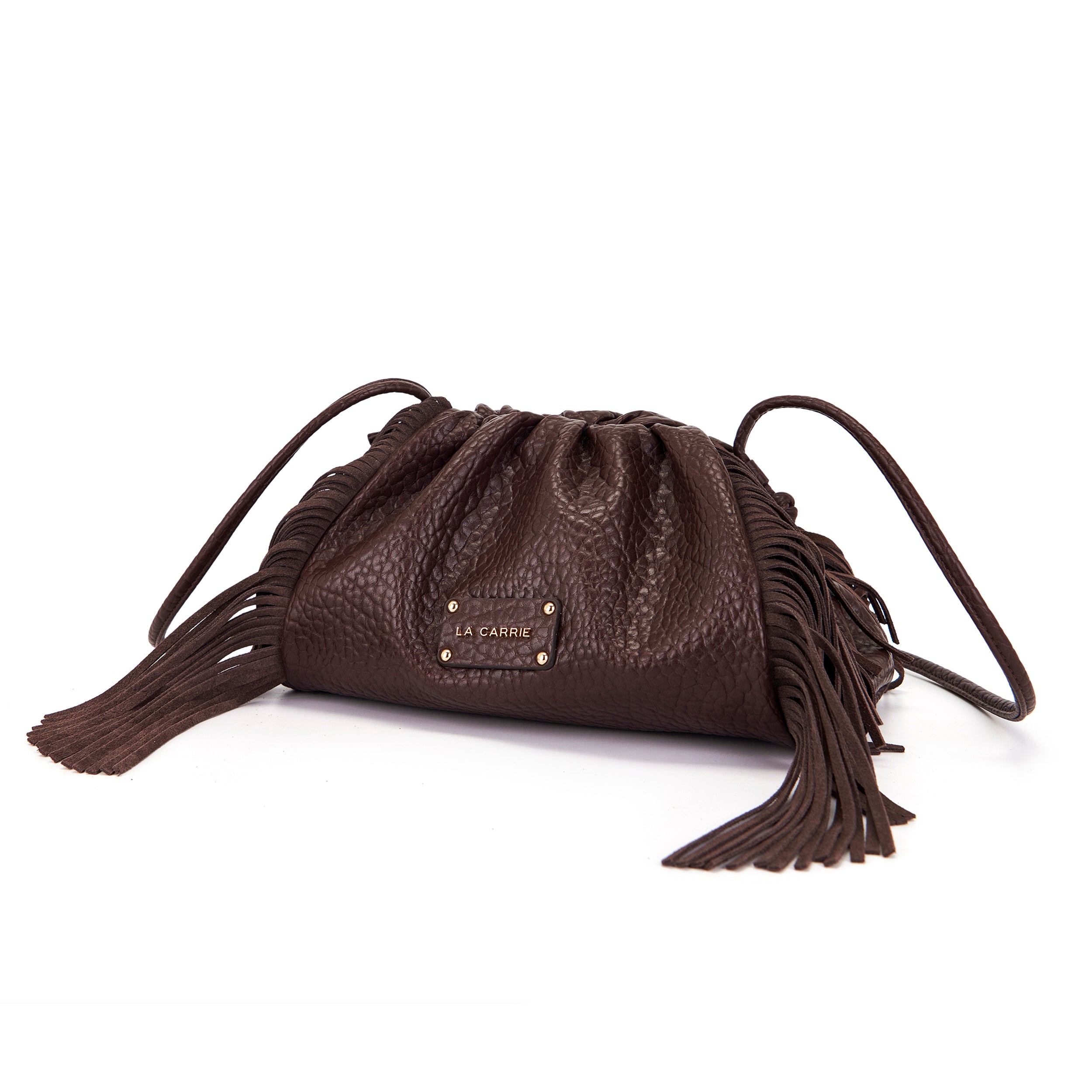 La Carrie Capsule Big sac bandoulière cuoio PU 30 cm