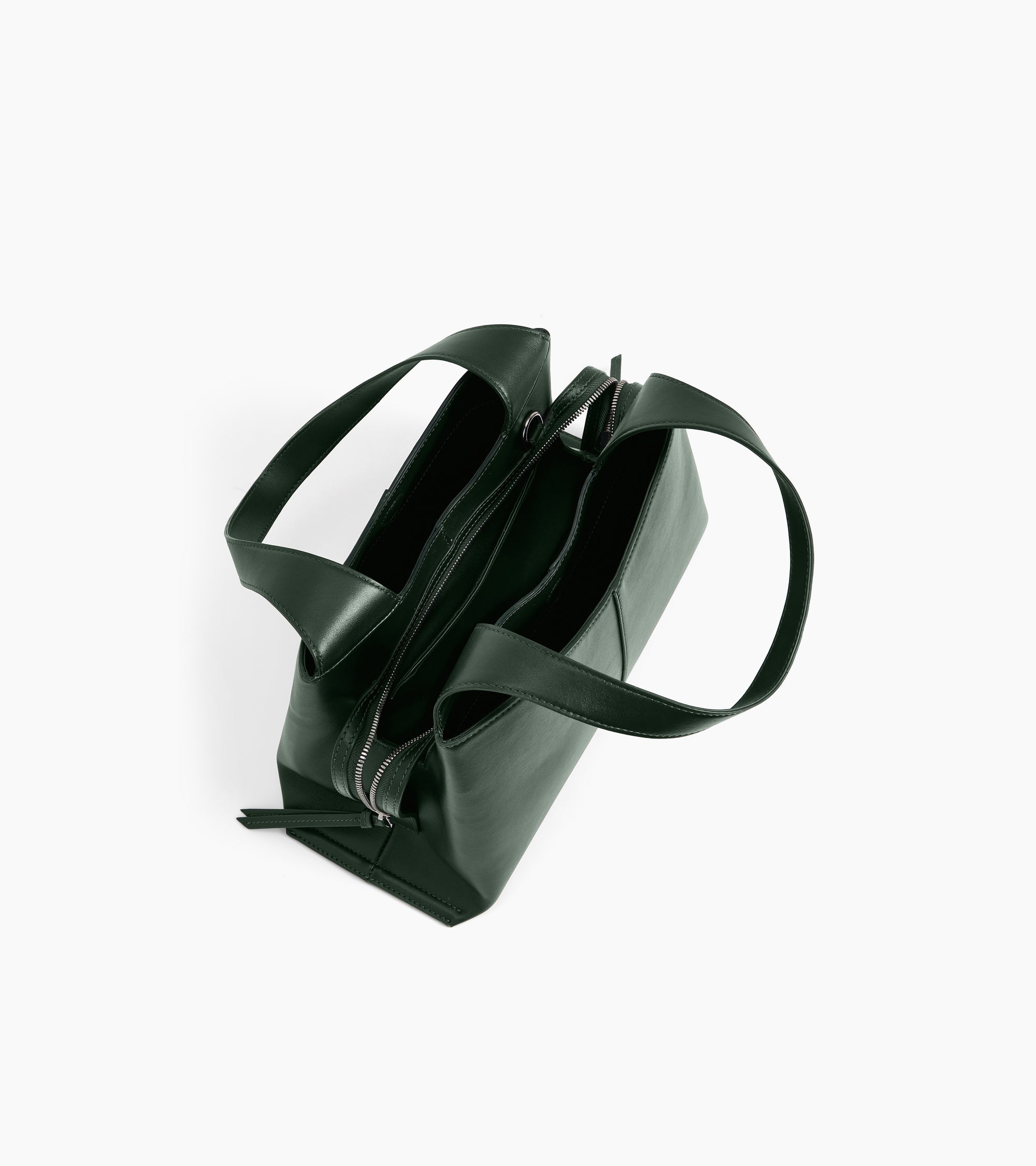 Le Tanneur Félicie petit sac à main cuir lisse vert Malachite