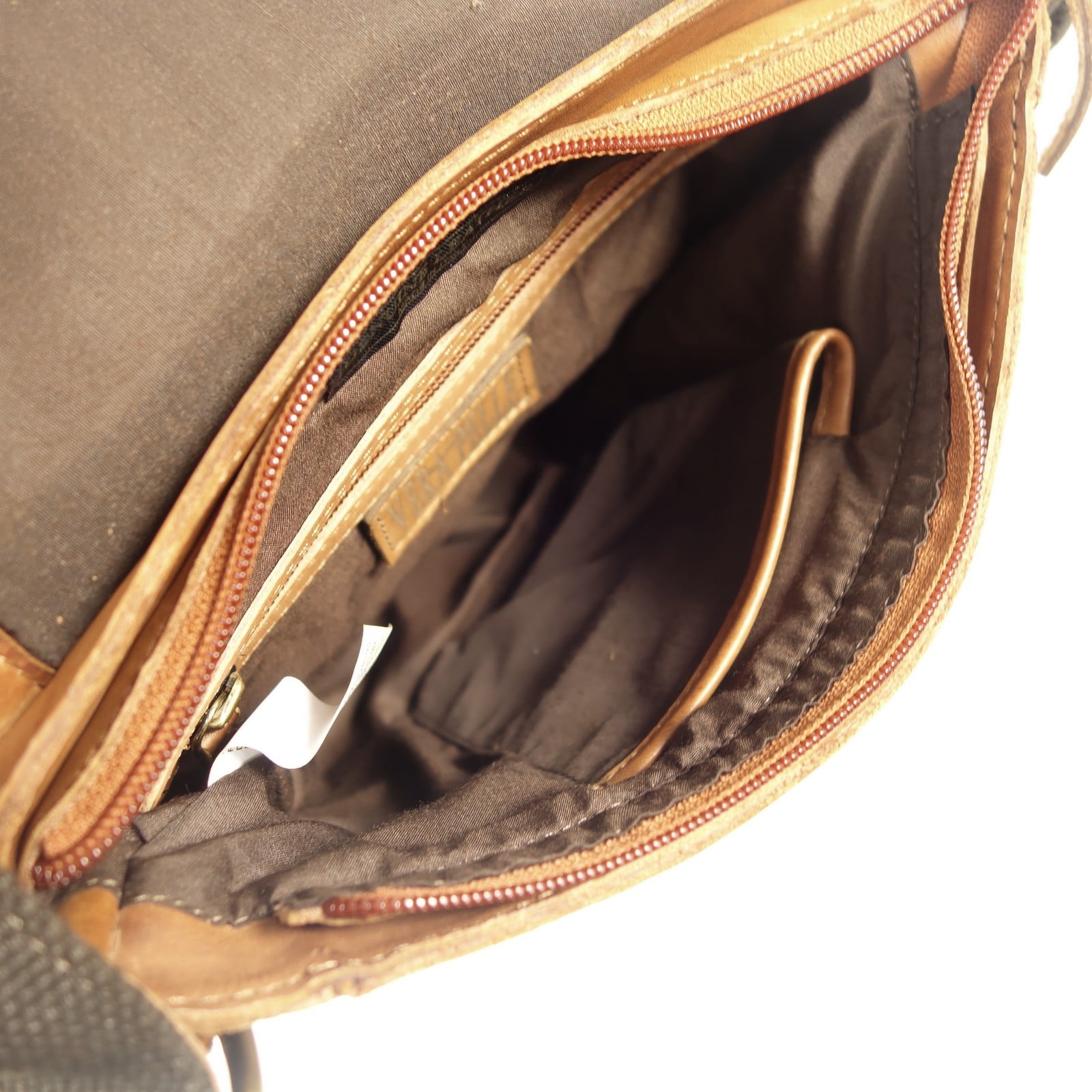 Esprit Cuir Francisco sac bandoulière cuir naturel homme