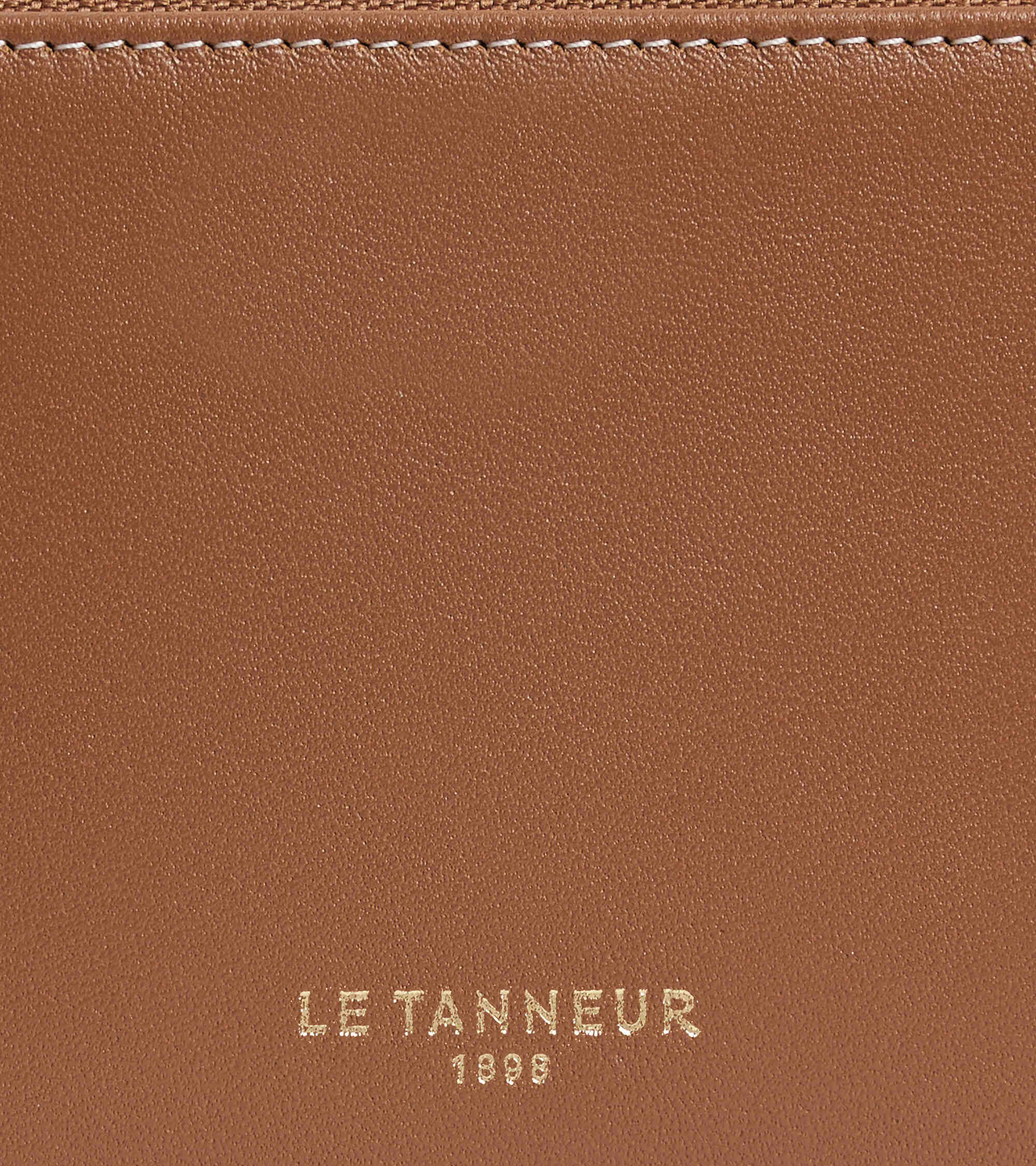 Le Tanneur Albertine porte-monnaie cuir lisse camel