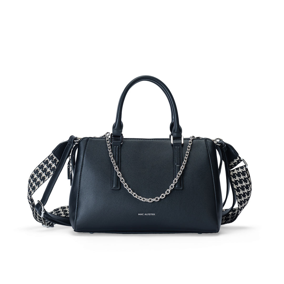 Mac Alyster Milan Sac à main bandoulière Noir synthétique